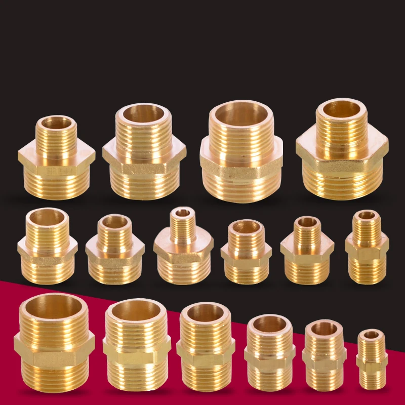 Connecteur Double Mâle en Laiton pour Tuyau d'Arrosage, Accessoire de 1/8 à 1 Pouce, 1 Pièce