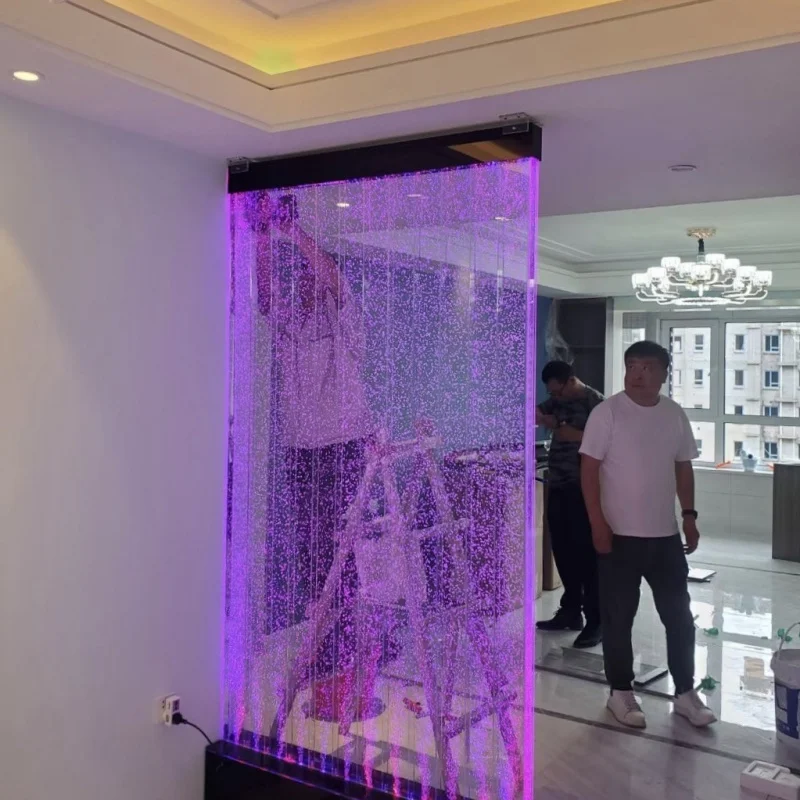 Custom. Flat Bubble Curtain Wall Colorful Colorful Horse Racing Light Size Can Be Customized Nationwide Can Be Shipped