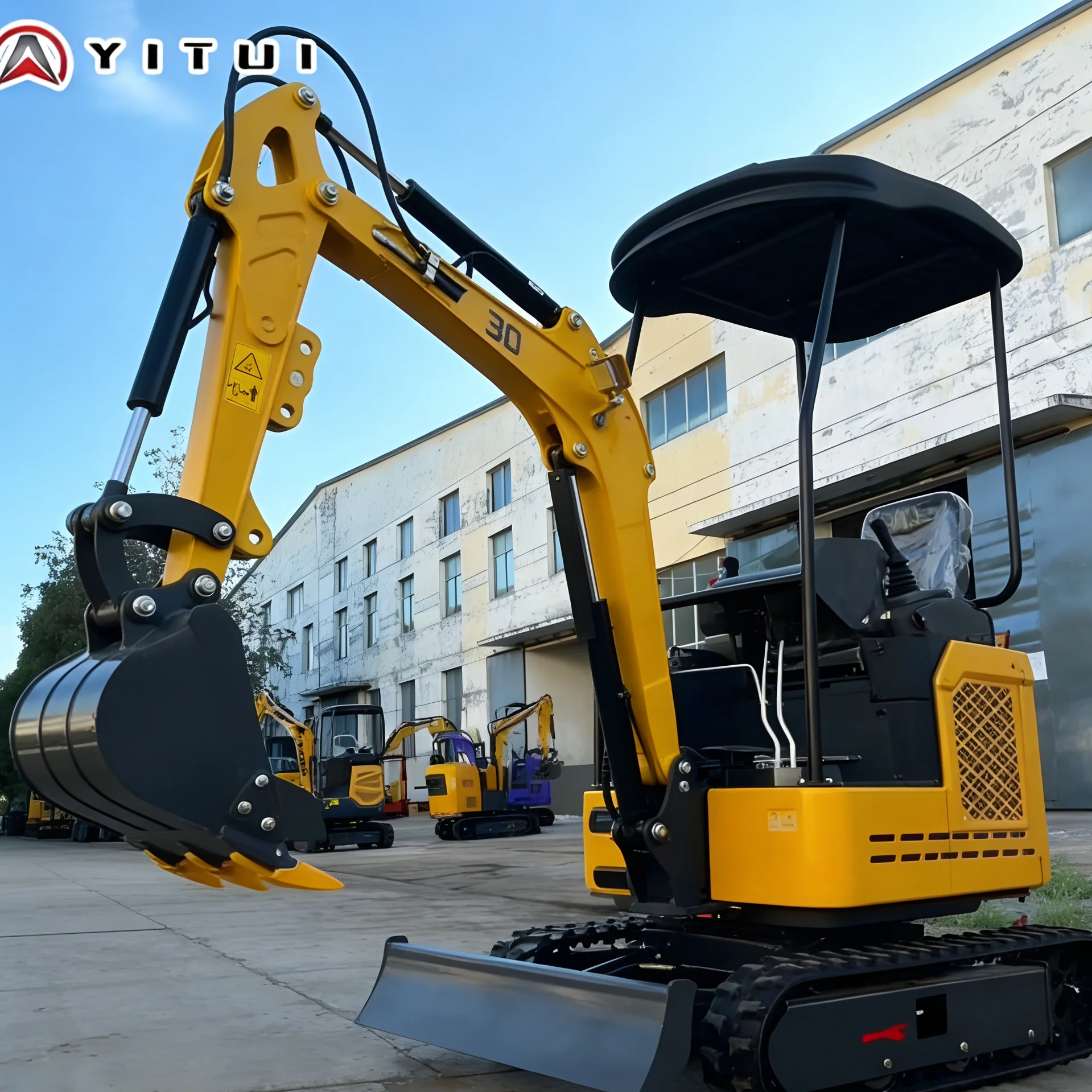 

Индивидуальный мини-гусеничный экскаватор, компактный экскаватор 2,0 тонны с мощным двигателем — подходит для домашней фермы, строительной работы