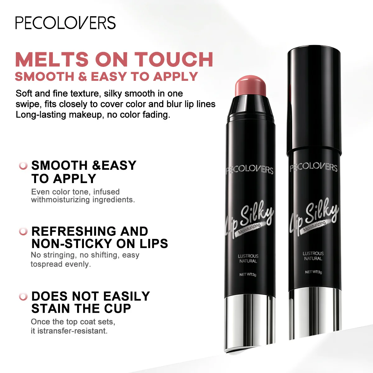 6PCS/SET Hydrating Lipstick Crayon Kit, 2-in-1 Natural Lip and Cheek Color, Soft Creamy Texture, Easy Blend Lightweight Formula, Moisturizing Lip Care for Daily Wear, Portable Makeup Pen Set