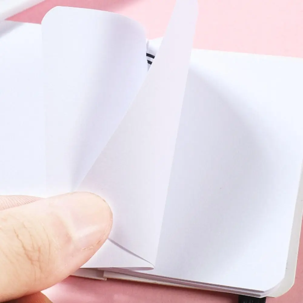 1 Pc Notebook Keychain Keychain With Notepad Pocket Memo Pad Hanging School Supply Student Class Stationery Gift