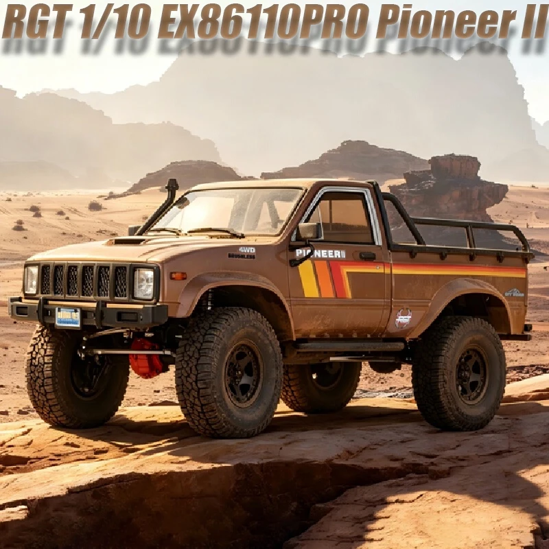 Rgt 1/10 Ex86110pro Pioneer II Brushless Pickup Truck External Rotor Off-Road Vehicle Rc Remote Control Vehicle For Adult