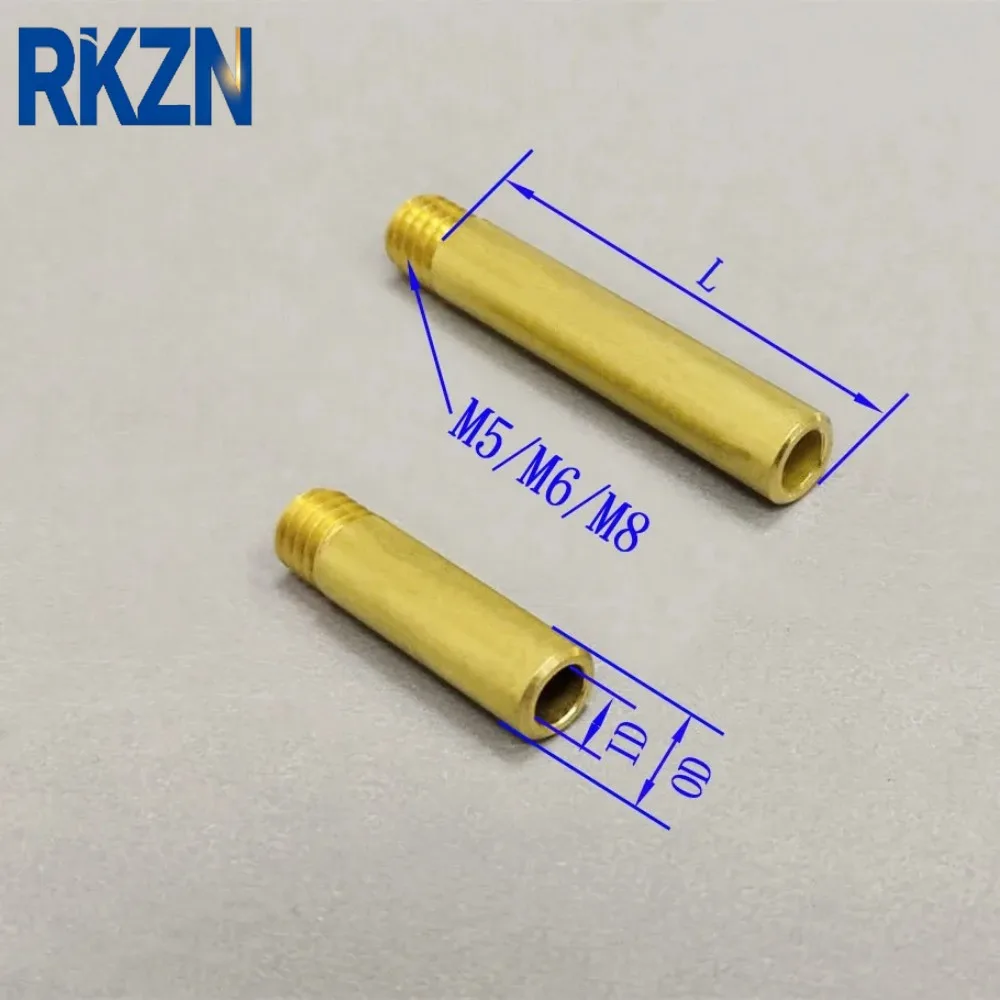 M5/M6/M8 Threaded Brass Hollow Tube