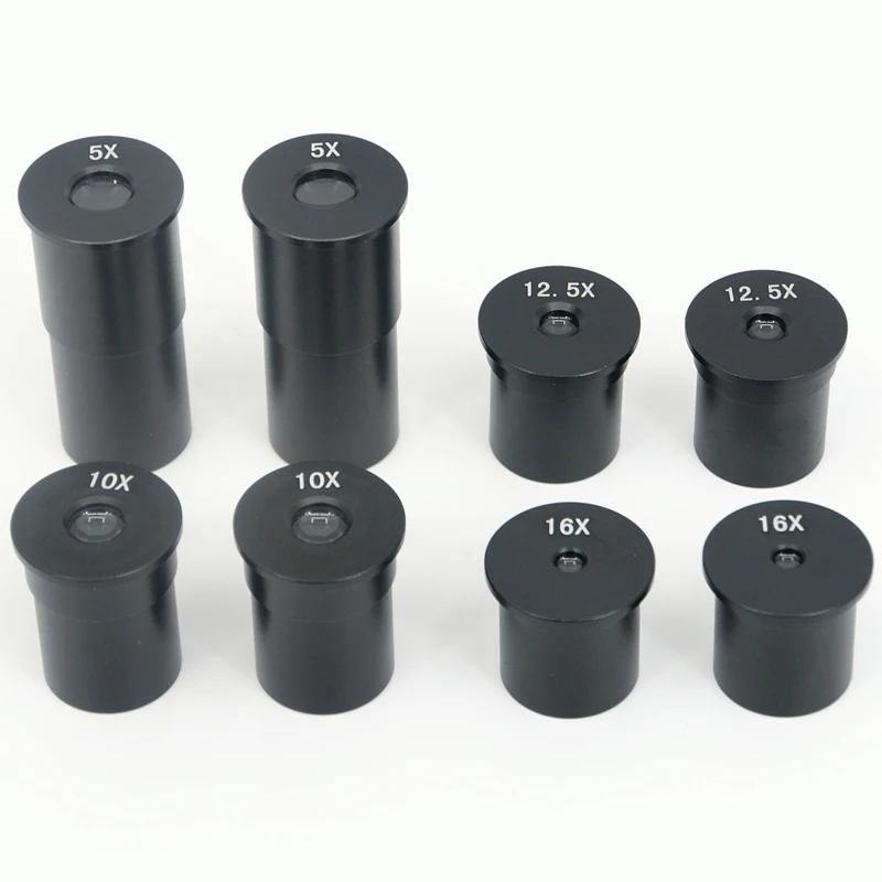 FYSCOPE 2 個/1 ペア 5X 10X 12.5X 16X ハイジェンズレンズ接眼レンズ生物顕微鏡用 23.2 ミリメートルハイジェンズ接眼レンズ