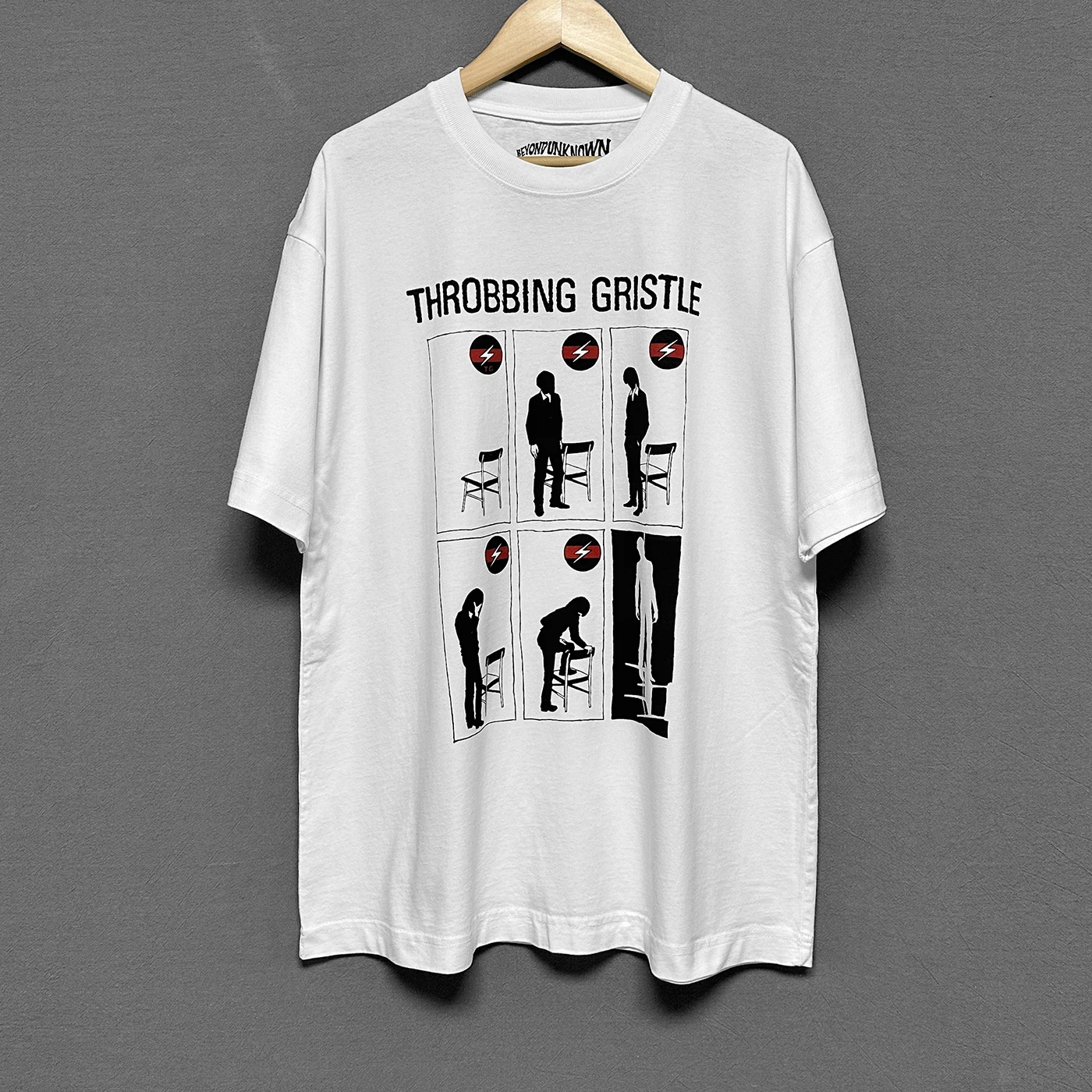 Throbbing Gristle T-Shirt Throbbing Gristle Industrial Psychic TV Men's Tops Short Sleeves Clothes Cotton Printed Shirt For Man