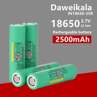 Tournevis, batterie au lithium 3.6V inr18650 2500mah 20A, équipement correspondant, lampe de poche