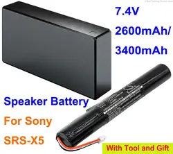 Cameron Sino 2600mAh/3400mAh Bateria głośnikowa Bluetooth LIS2128HNPD do Sony SRS-X5