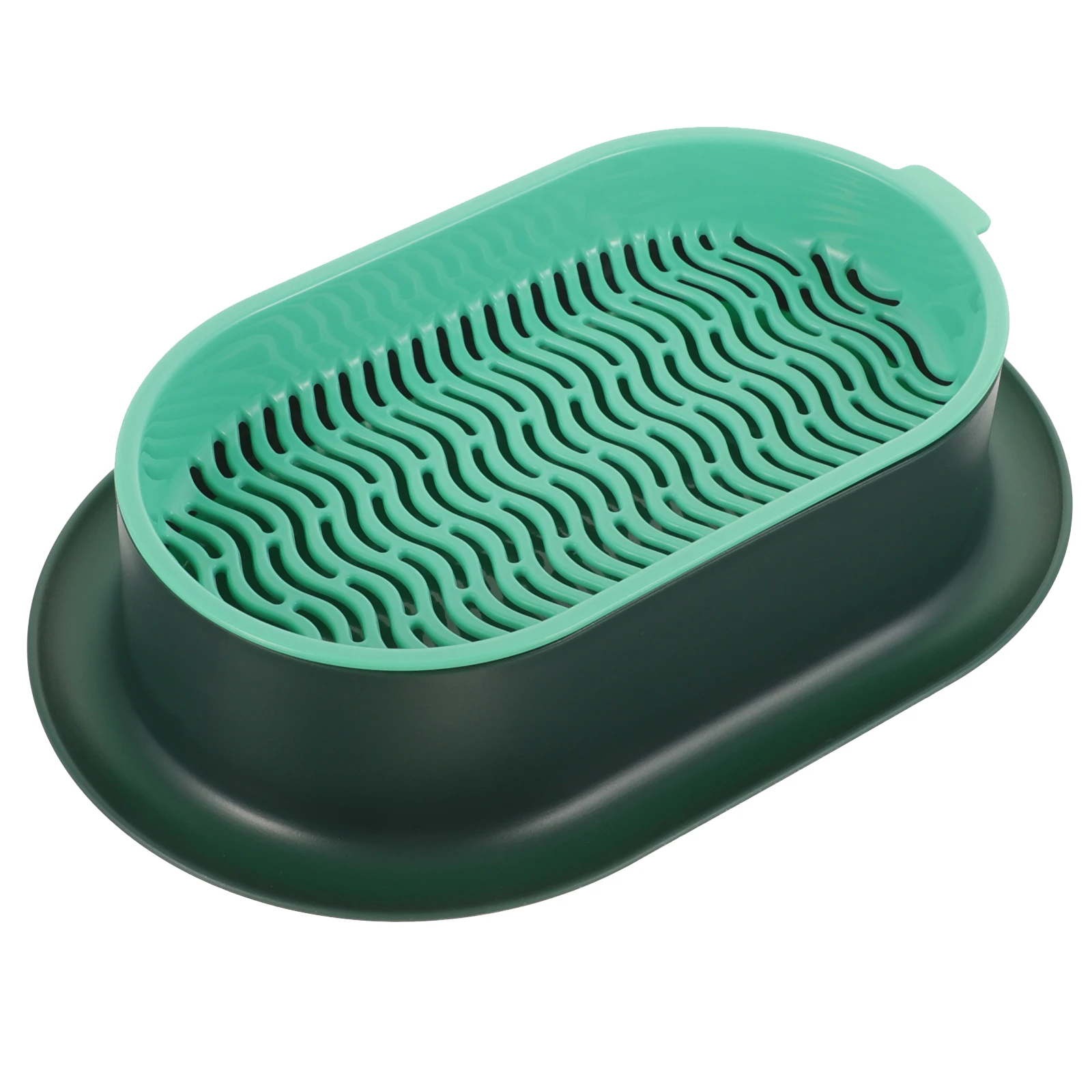 

Hydroponic Grass Planting Box Plastic Planter Indoor Tray Durable Space-Saving Home Office Use Cat Grass Litter Planter