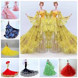 1/6 BJD Clothes Elegant Wedding Dress for Barbie Doll Outfit Clothing 11.5