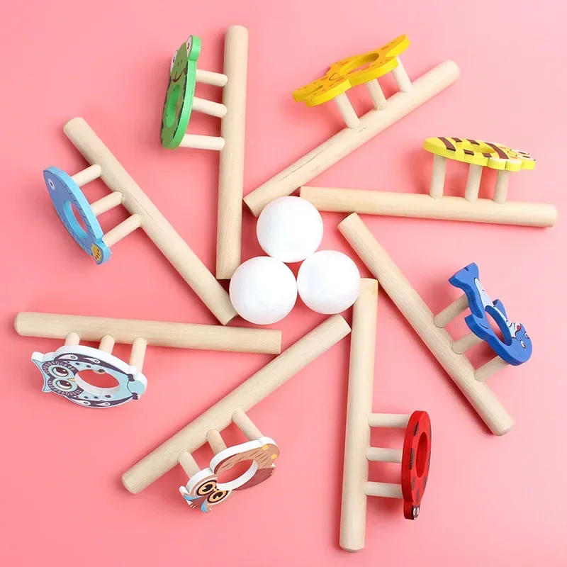 Children\'s Floating Ball Blower Classic Toy Blowing Music Magic Hanging Ball Montessori Parent-child Game Educational Toys Gifts