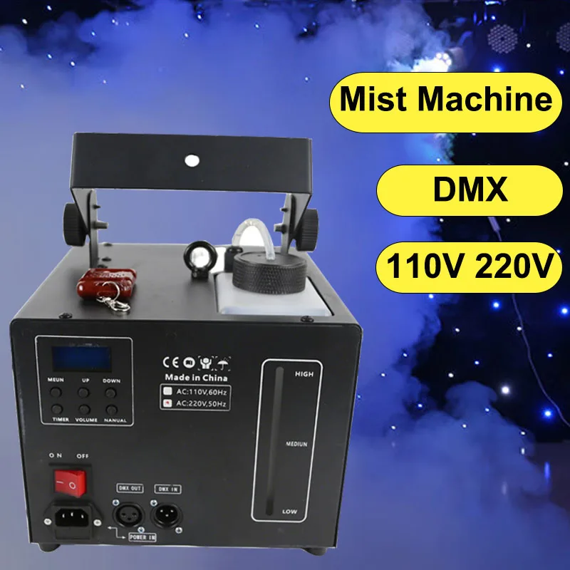 

1500 Вт Hazer Smoke Machine Waterbase сценический эффект для Dj Disco Show события вечерние свадьба пульт дистанционного управления DMX Fazer противотуманное оборудование