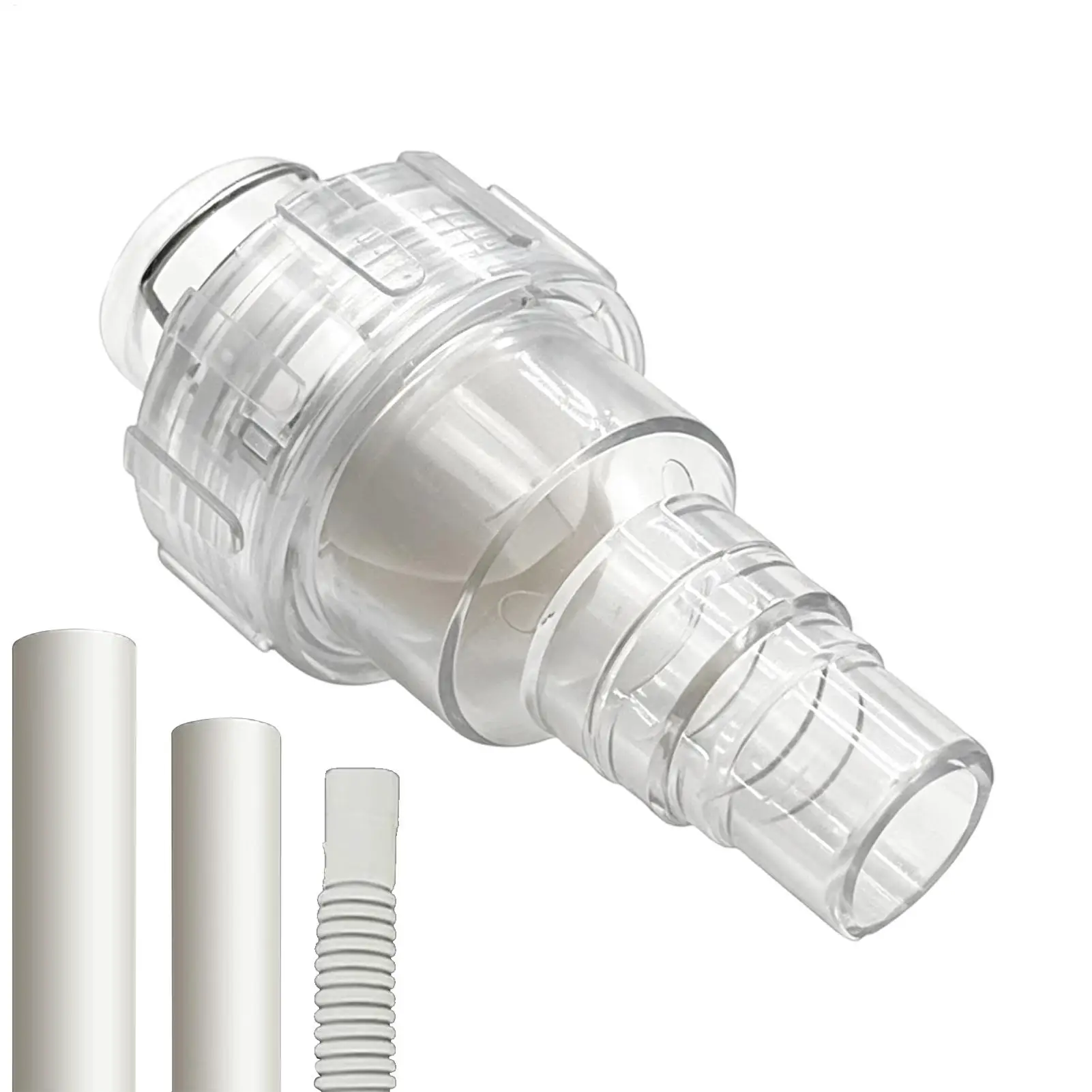 PVC Condensate Drain Pipe Check Valves AC Condensate Drain Check Valves With Sealed Flap AC Odor Proof Anti-Backflow Adapter