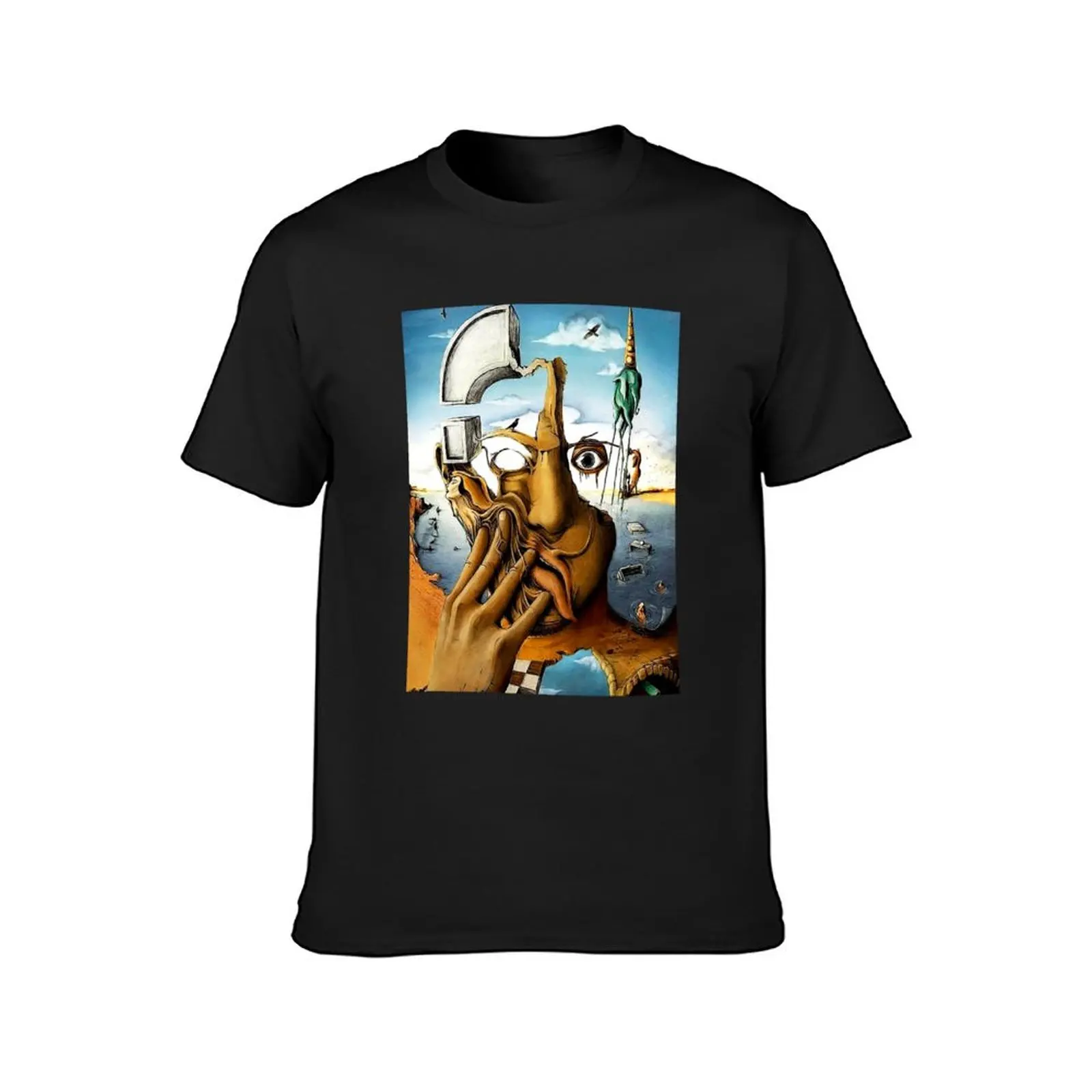 Salvador Dali, 1904-1989, Spain, Salvador Dali Surrealism Art T-Shirt summer clothes customs sweat graphics t shirt men