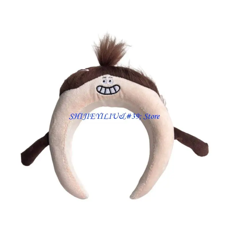 

E21F забавные широкие ленты для волос реквизит для фотобудки мультяшная повязка на голову вечерние головной убор