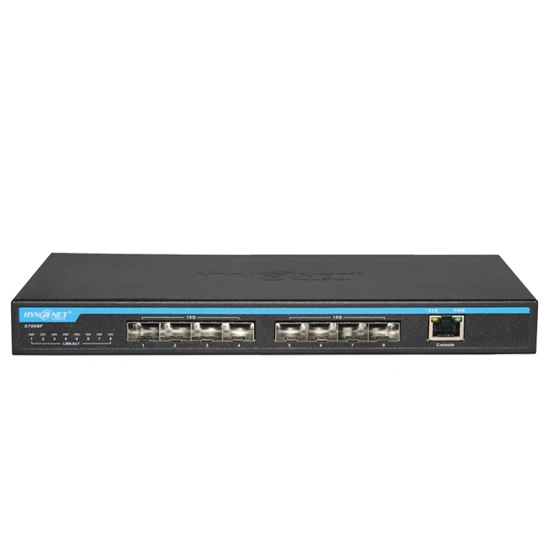 OEM/ODM data center network switch L3 8*10G QSFP+ managed network switch for SDVoE / Pro AV