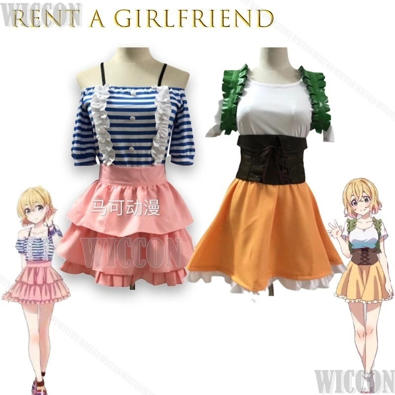 

Rent A Girlfriend Nanami Mami Cosplay Costume Anime School Uniform Outfit Full Set Wig Quality Dress Convention Party Halloween