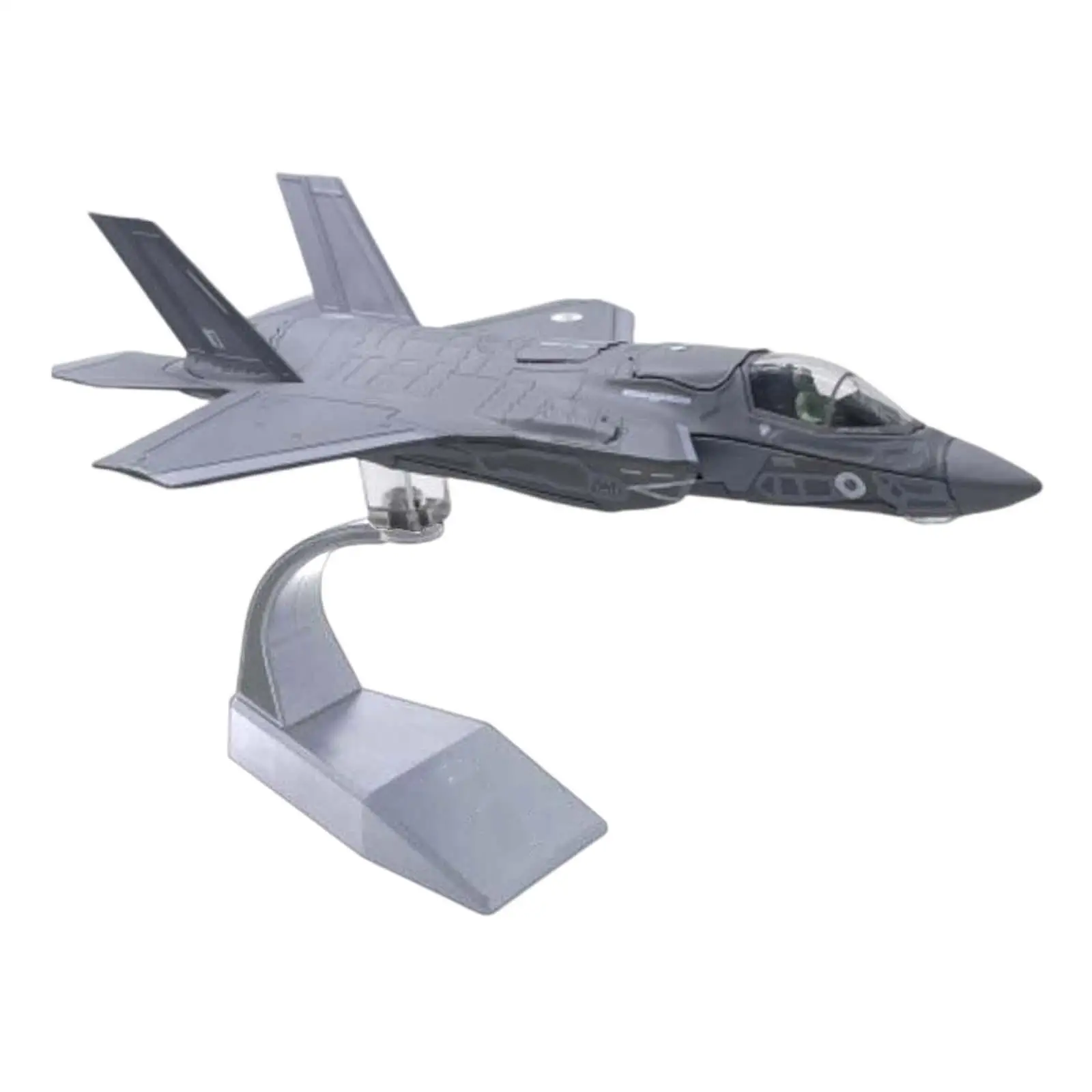

1:72Scale F35B Fighter Air Plane Model with Stand Hobby Metal Fighter Model Toy for Home Table Souvenir Collection