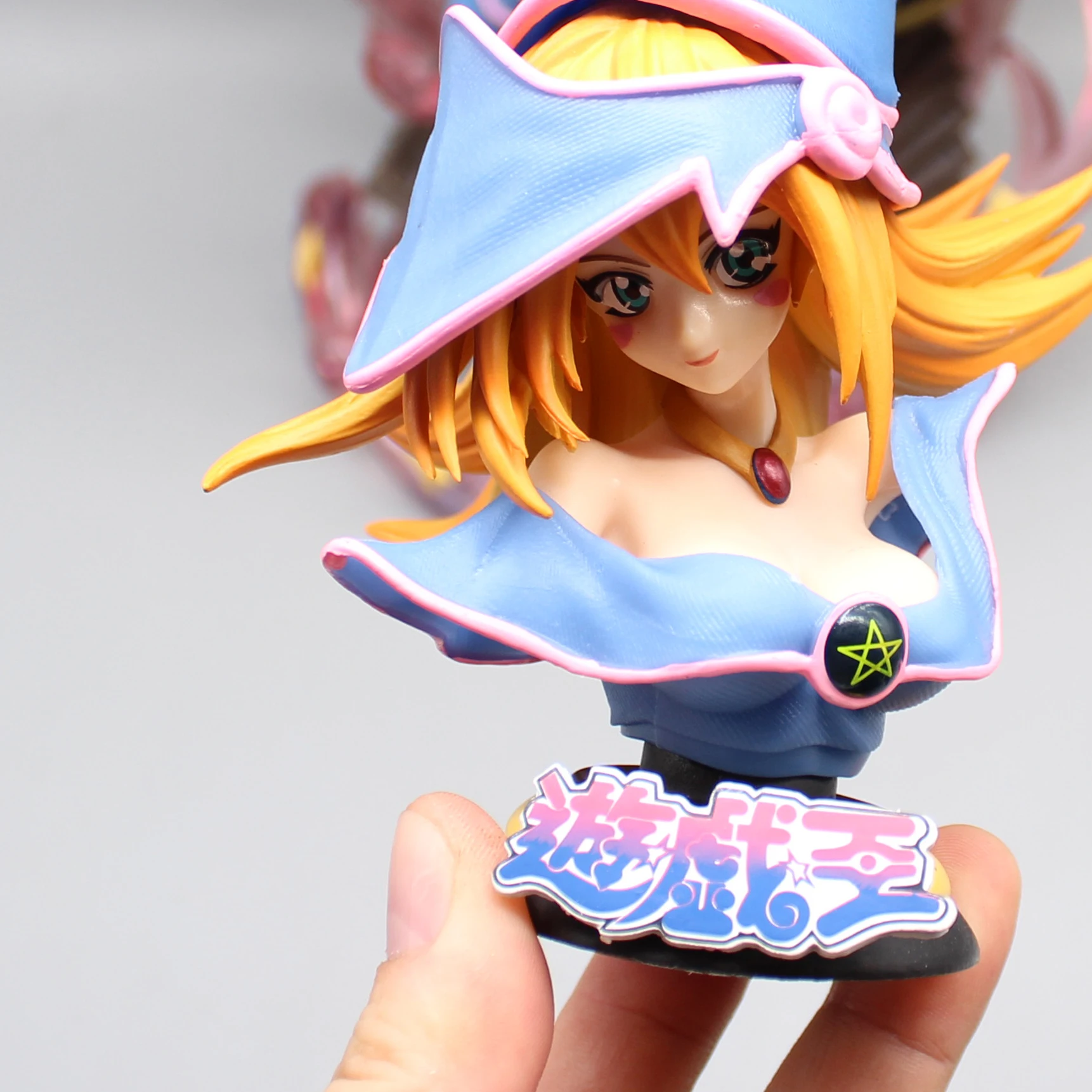 38CM Yu-Gi-Oh! Duel Monsters Black Magician Girl PVC Figure Action Adult Collectible Anime Model Doll Toys Gifts