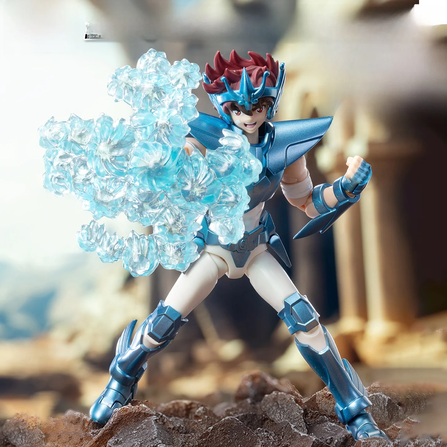 نموذج تجميعي لشخصية بروك سوبر سيلور سكاوت جولد موستانج، لعبة قابلة للتجميع، مكعبات بناء، شخصية أنمي من سلسلة برونز سانت #5