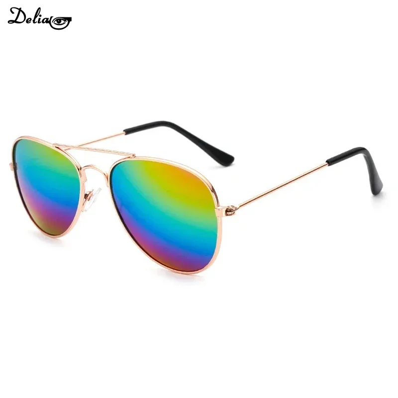 New Kids Sunglasses Fashion Colorful Boys Girls Reflective Sunglasses Kids Baby UV400 Outdoor High Definition Eyewear