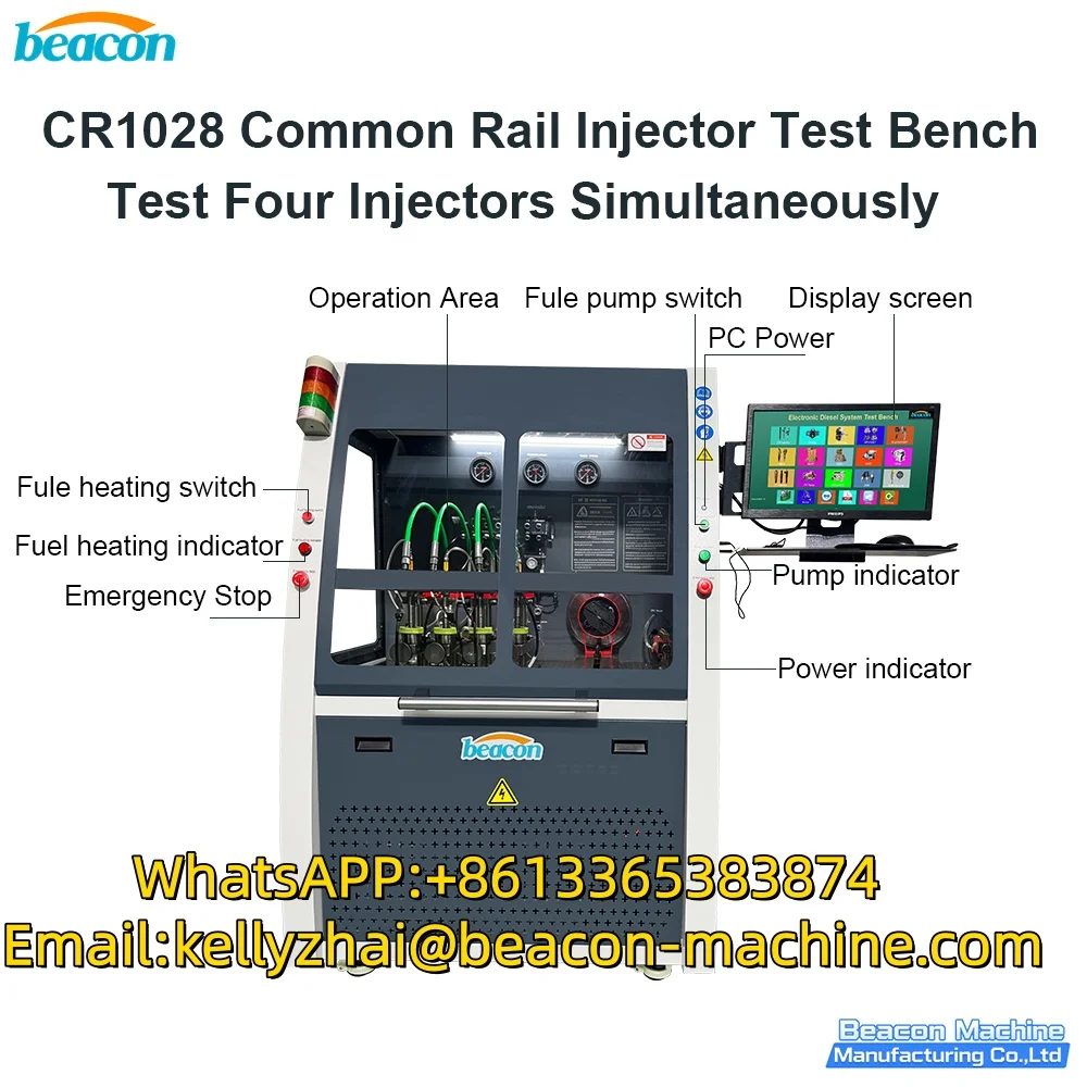 Automatic Common Rail Test Bench Injector Calibration Machine Diesel Fuel Injector Test Equipment