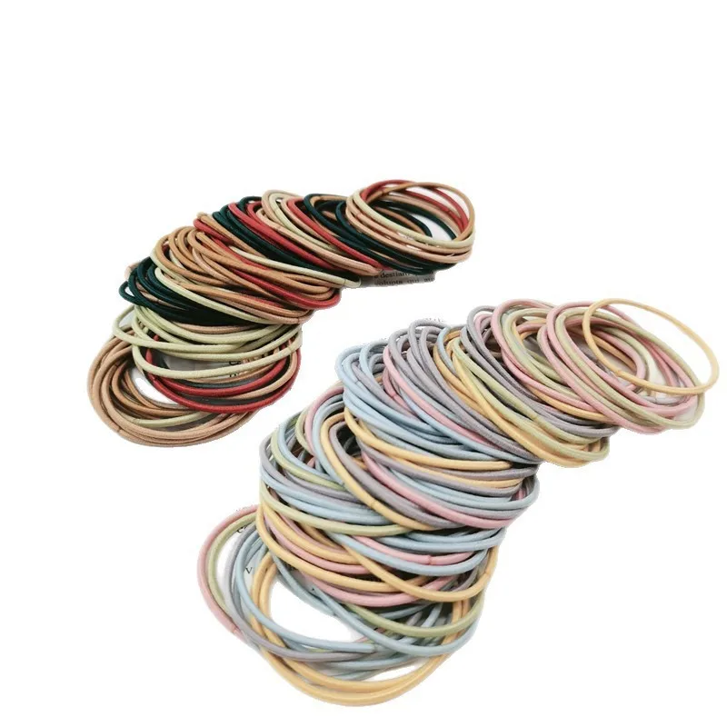 

50 шт./компл., набор резинок для девочек, повязка на голову, аксессуары для волос, резинки для волос, резинки для волос, головные уборы для маленьких девочек