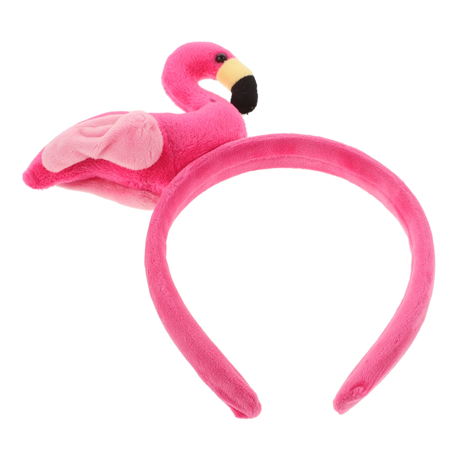 Funny Atmosphere Hair Accessory Party Headwear Hoop Clothing Plush Flamingo Headdress