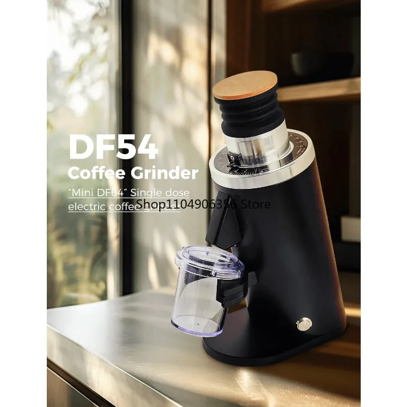 

for Portable DF54 Electric Home Coffee Grinder Stainless Steel Blade Adjustable Burr for Espresso and Brew Housing