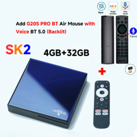 Ugoos SK2 Set Top Box Android 12 ARM Cortex-A55 4GB 32GB Wifi6 BT5.2 Smart TV Box Dolby Widevine L1 DTS AV1 Support