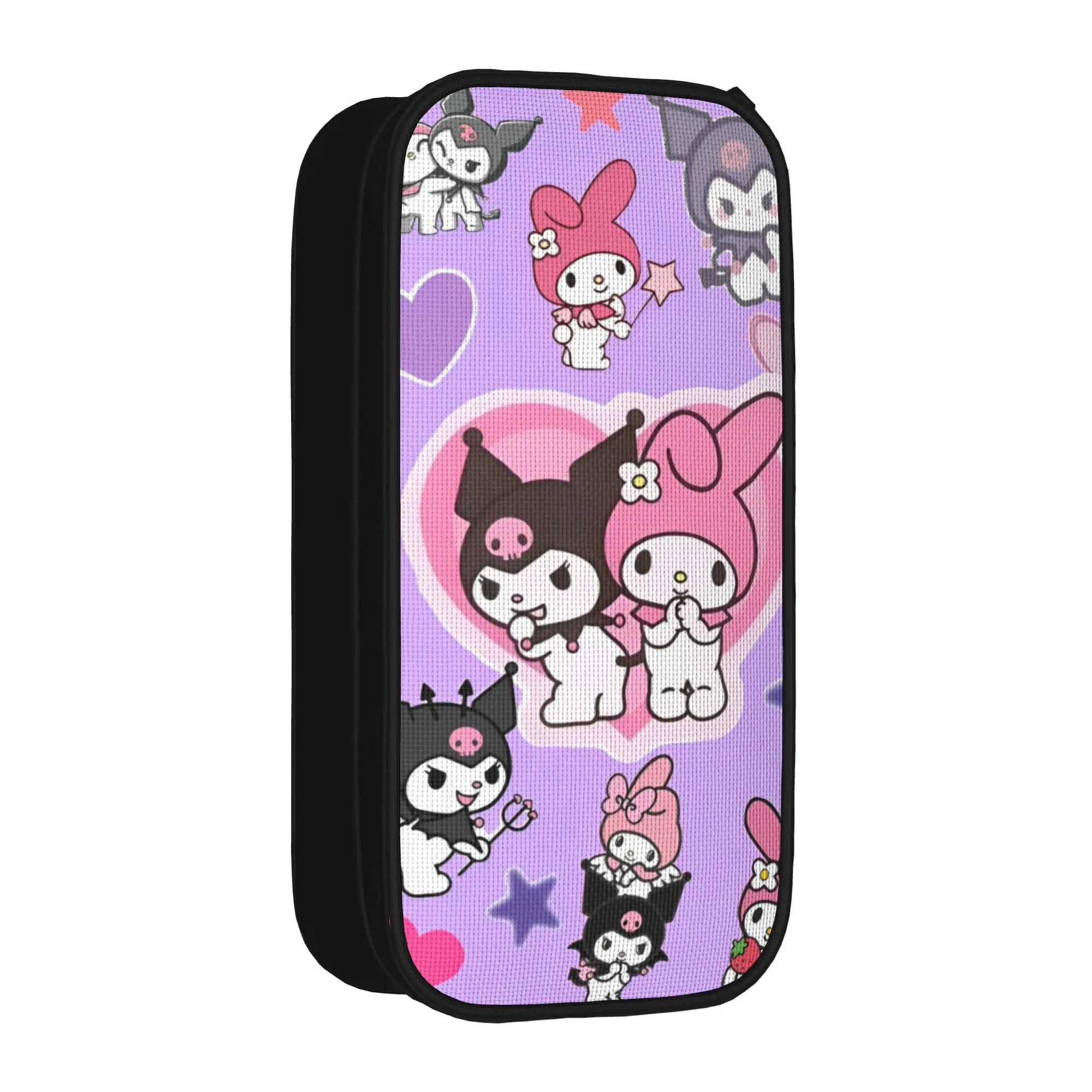 

Cute Kawaii My Melody And Kuromi Pencil Case Cartoon Pencil Pouch Pen for Girl Boy Large Storage Bag Office Gifts Stationery