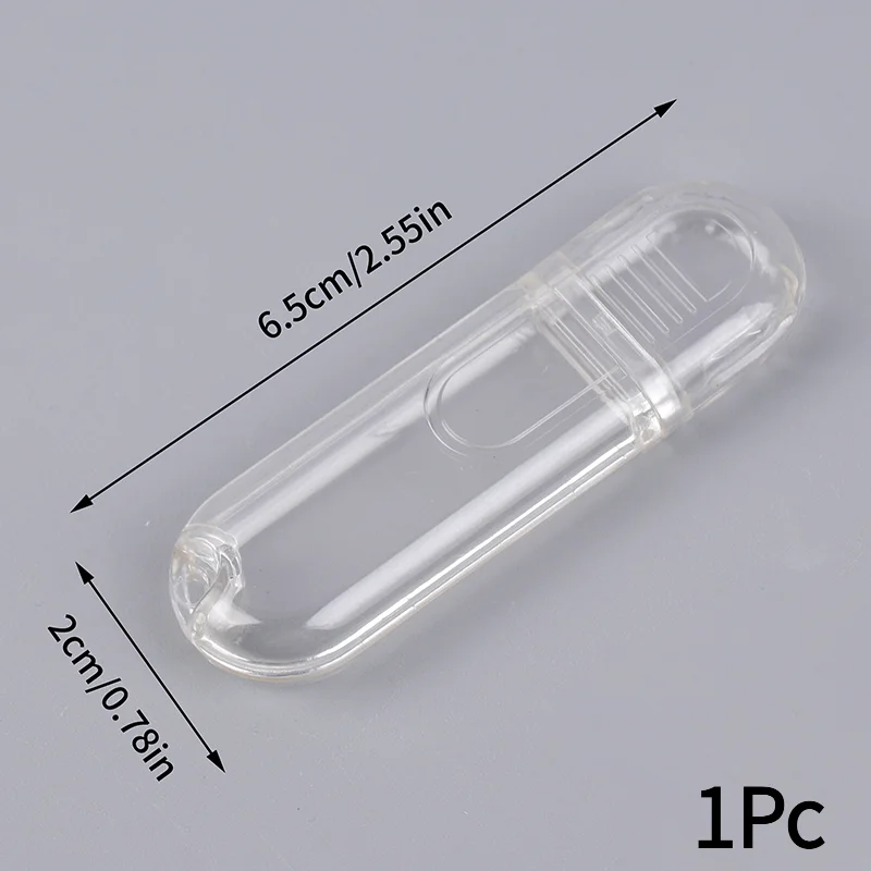 1Pc Small Plastic Instrument Enclosure USB Stick Junction Housing Plastic Transparent U Disk Enclosure Plastic U Disk Housing.