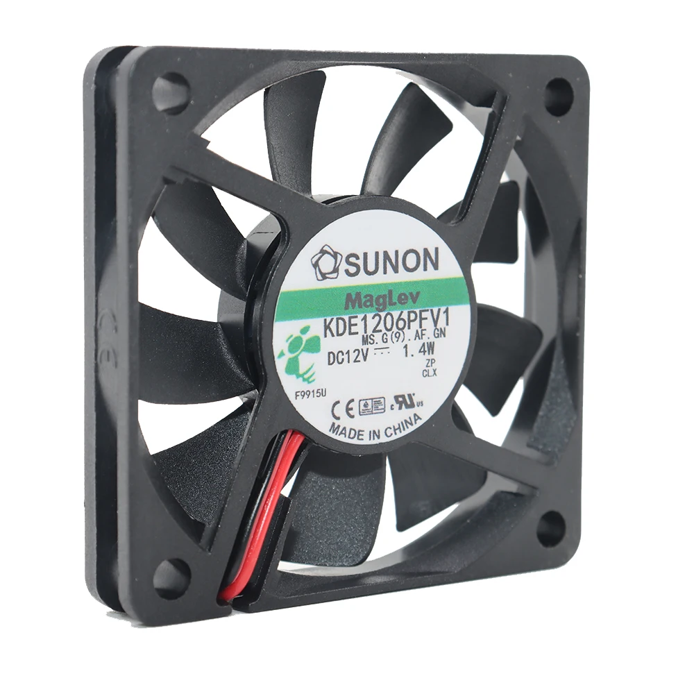 Build SUNON KDE1206PFV1 6010 12V 1.4W 6CM ultra-thin silent fan CPU fan