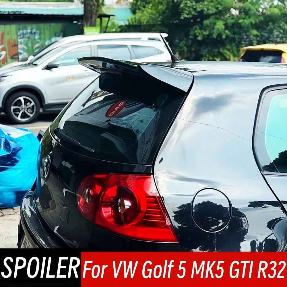 ل VW Volkswagen Golf 5 MK5 GTI R32 2004 05 06 07 08 09 السقف الخلفي غطاء صندوق السيارة أجنحة المفسد ضبط السيارة الخارجي اكسسوارات جزء