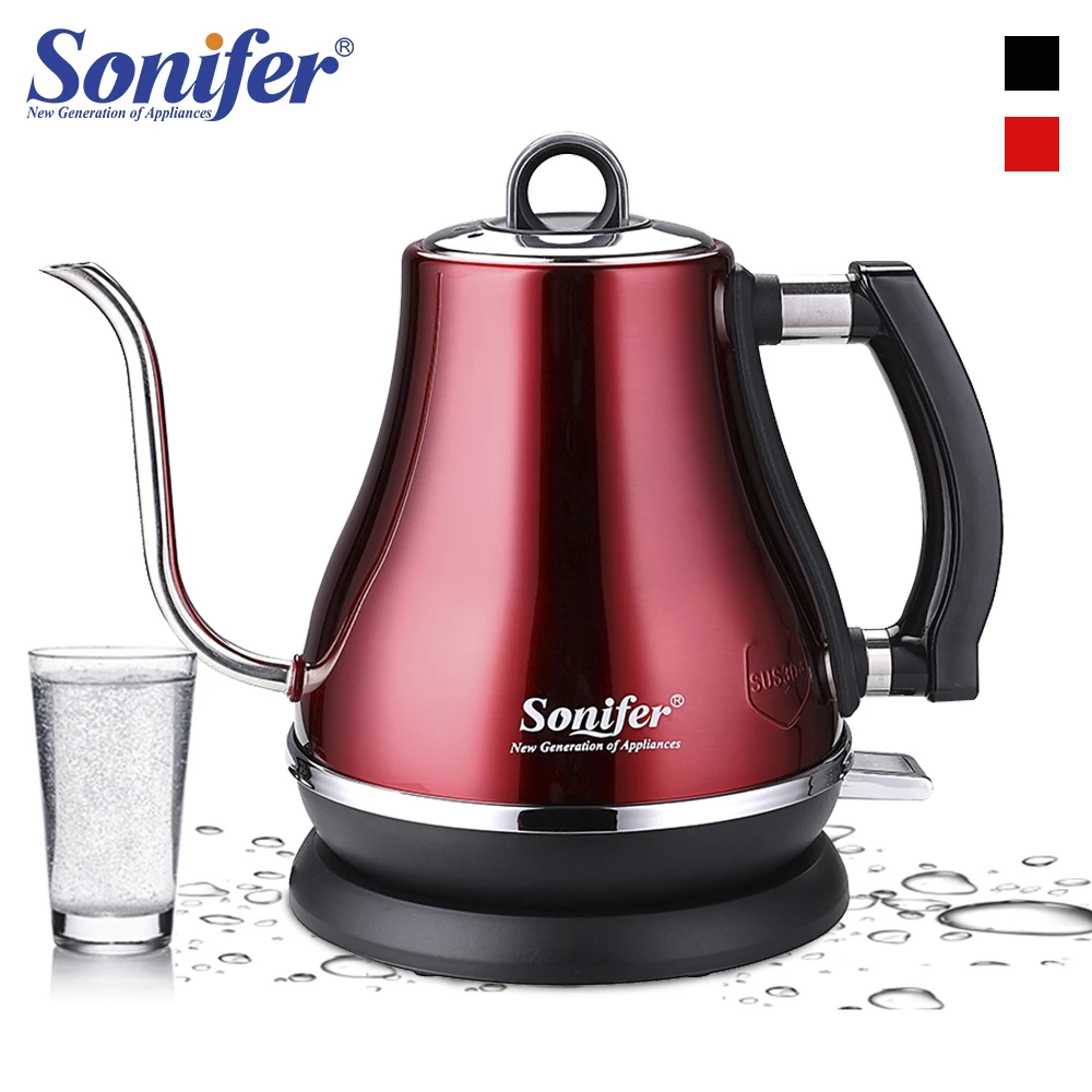 1.2L Gooseneck Electric Kettle Tea Coffee Thermo Pot Appliances Kitchen Smart Kettle Quick Heating Electric Boiling 220V Sonifer