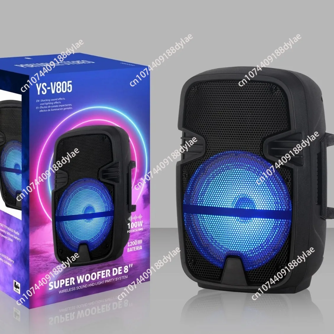 

Портативная акустическая система PA с активным питанием, Bluetooth-совместимая колонка