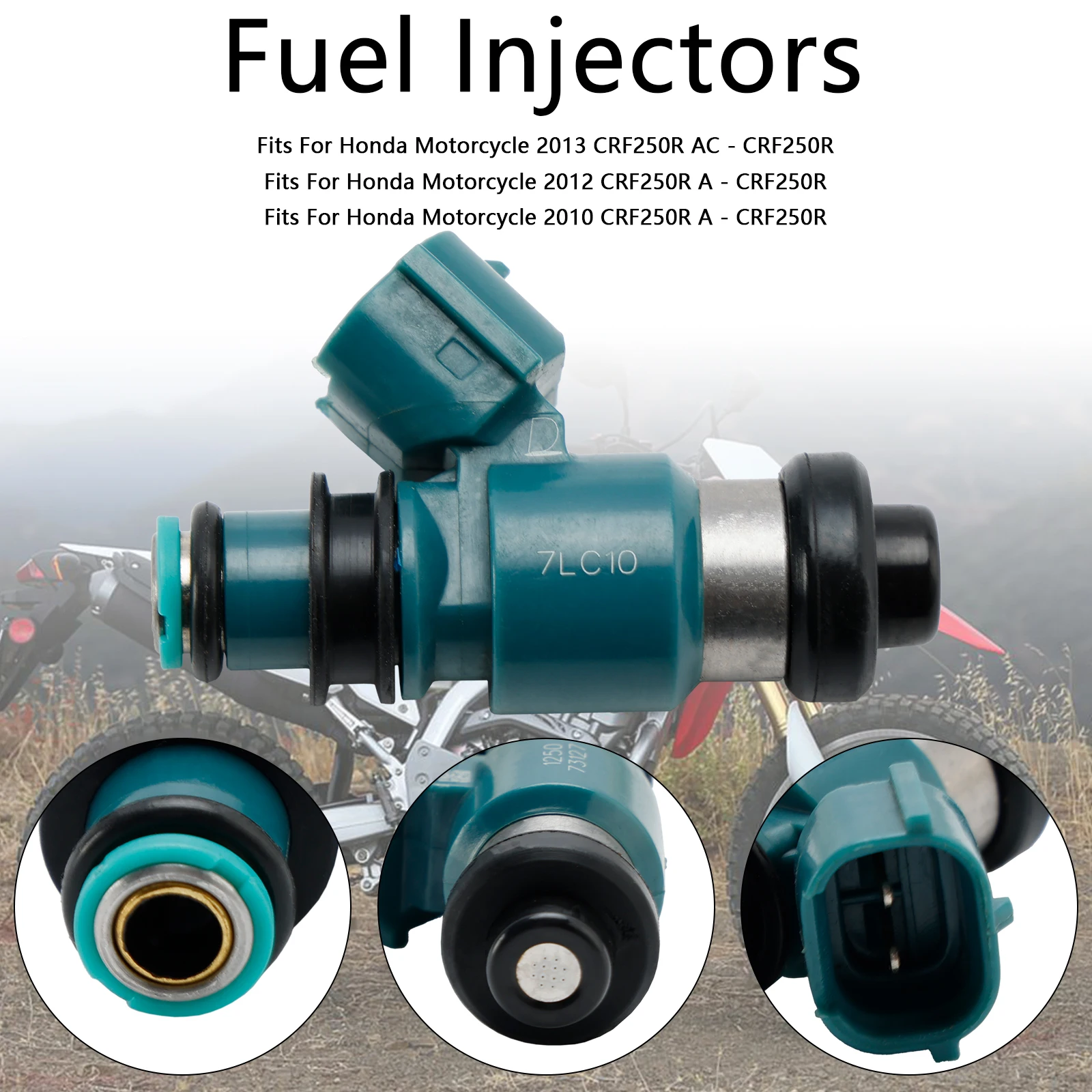 

Topteng Fuel Injector 16450-KRN-A41 For Honda CRF250R 2010-2017