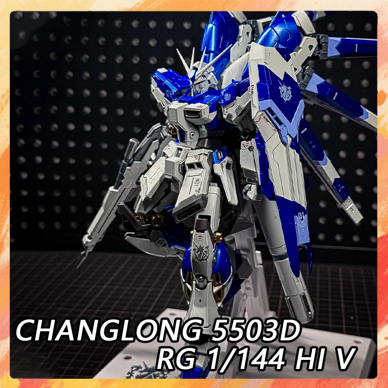 

Changlong 5503D RG Hi-V Hi Nu Action Figure RX-93-V2 Anime Figures Titanium Ver. 1/144 Scale Assembly Model Kit Birthday Gift