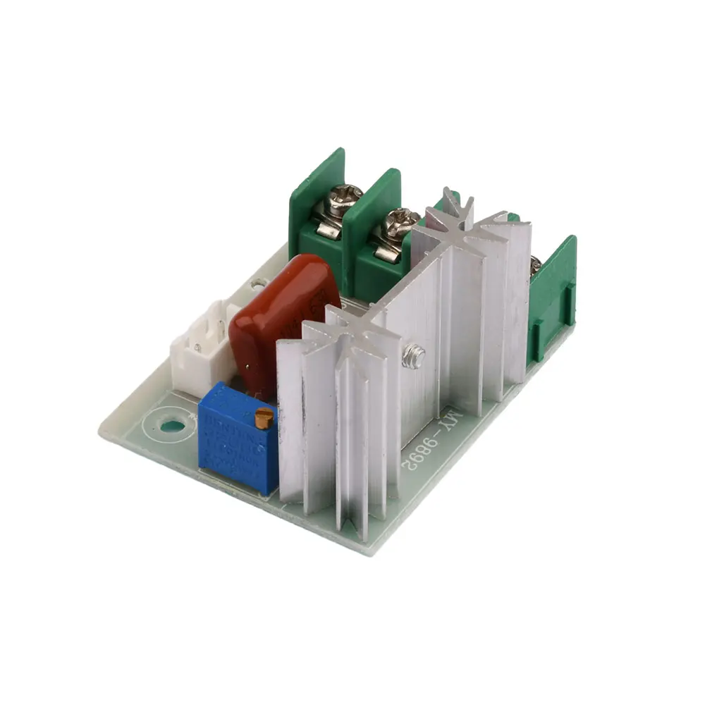 AC50-220V 2000W SCR Electric Voltage Regulator Module Voltage Transformer Switch Temperature/Motor Speed Controller Light Dimmer