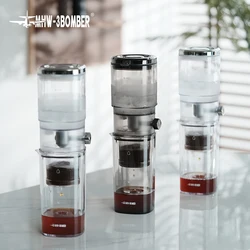 MHW-3BOMBER Cold Brew Coffee Maker Adjustable Water Flow Dripper Iced Coffee Tea Brewer Stainless Steel Filter Home Barista Tool