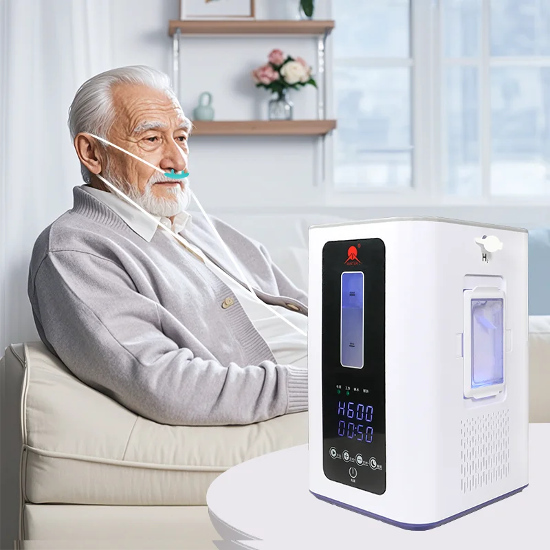 Portable Dual Hydrogen Oxygen Inhalator Hydrogen Inhaler Machine Health-care Hydrogen Generator for H2 Breathing