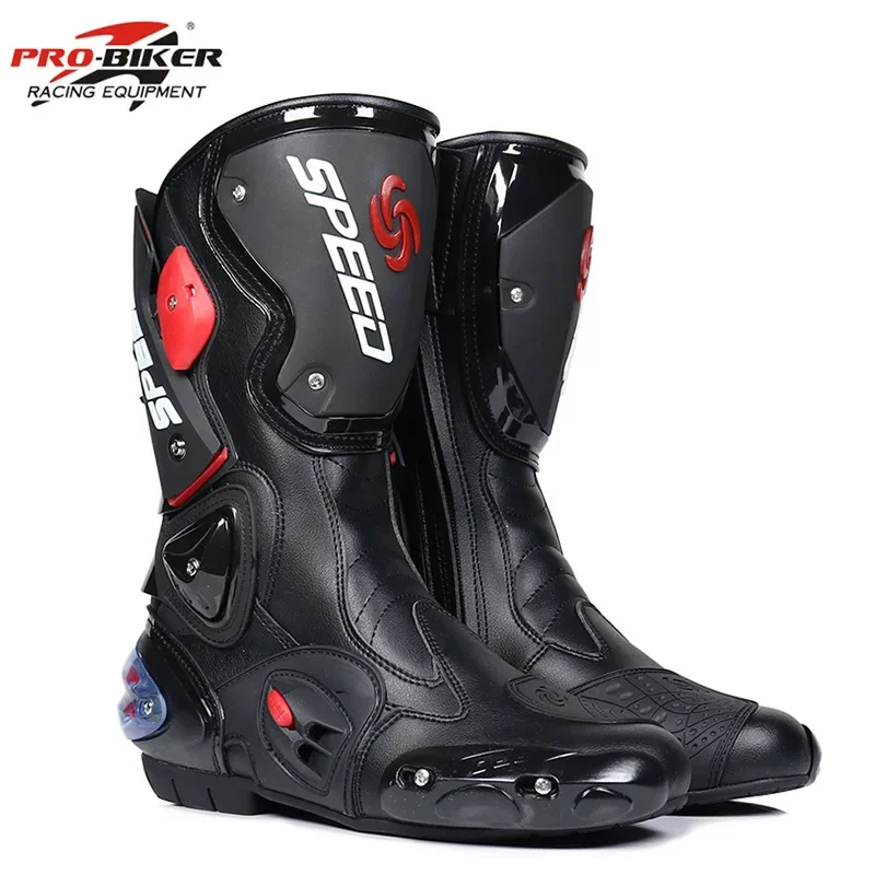 Riding Tribe Men Motorcycle Boots Moto Ridding Racing Motocross Off-Road Dirt Bike Motorbike Motorcycles Shoes Botas Motor Boot