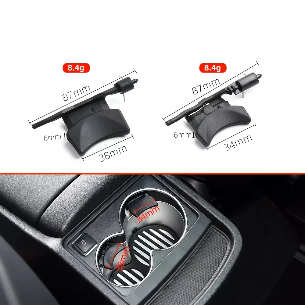 Car Center Console Drinks Cup Holder Support Fixing Buckle for Mercedes Benz S E Vito V Class W222 W212 W447 W448