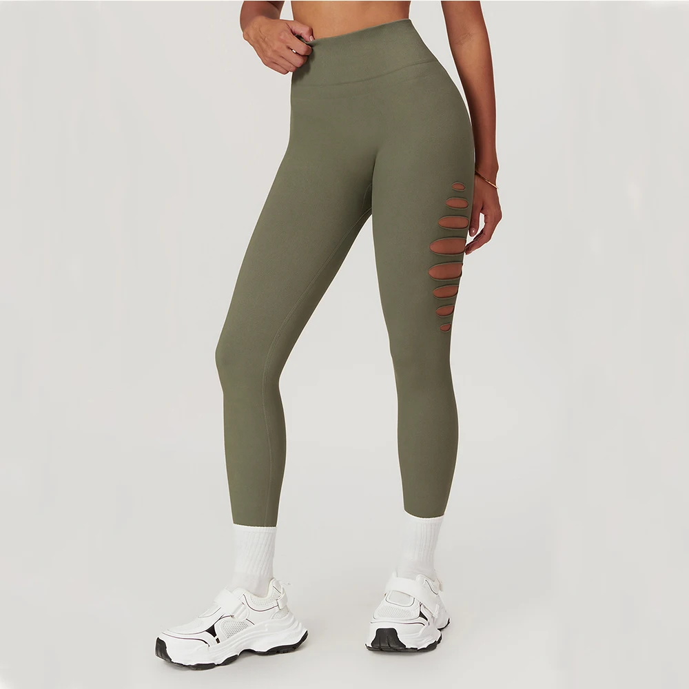 Leggings da Yoga senza cuciture Leggings da Fitness a vita alta da donna pantaloni da ciclismo da corsa Leggings sportivi traspiranti pantaloni da