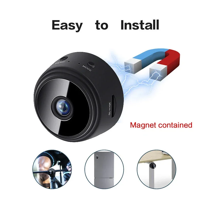 A9 Mini Smart Camera WiFi Remote Wireless Monitoring 1080p Ip Camara  Wifi Security Protection Surveillance Cameras