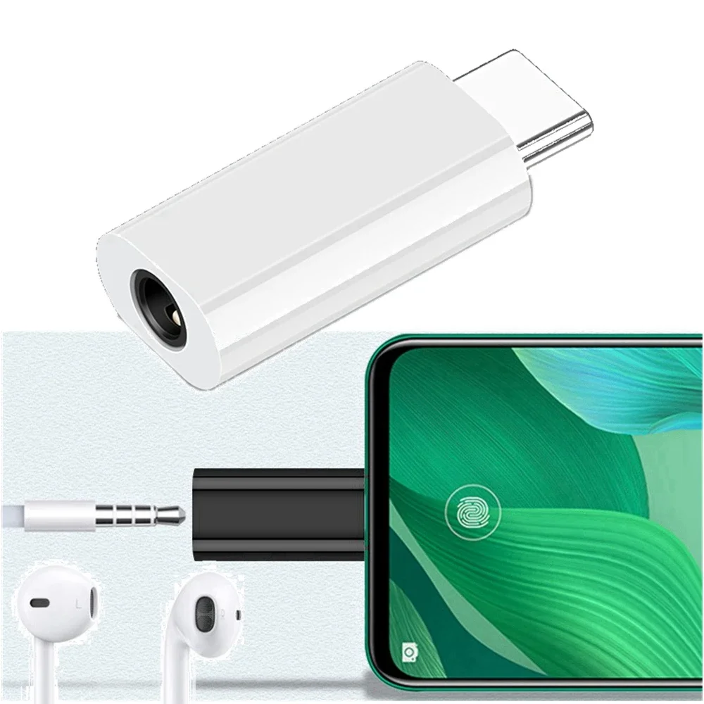 Adaptateur pour écouteurs pour Vivo, OPPO, Huawei Honor, Xiaomi, convertisseur de type C, interface d'écoute de musique, QUT