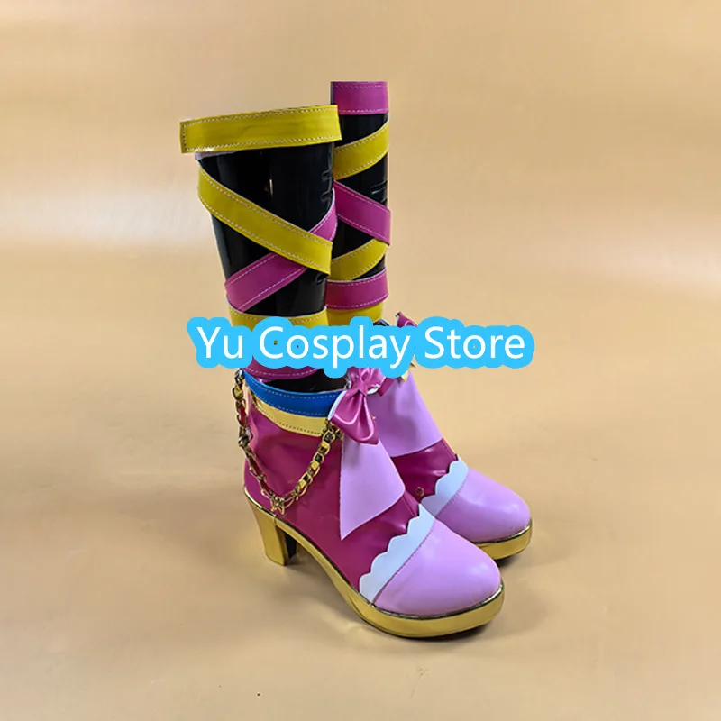 Aikatsu Stars! Buty do cosplayu Yume Nijino na wystawę anime, buty do cosplayu anime, rekwizyty do kostiumów na Halloween