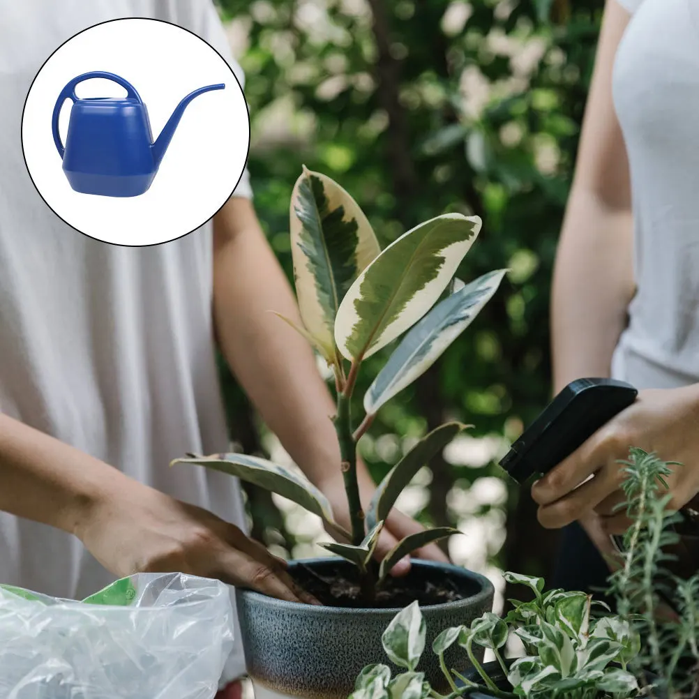 

1Pcs Large Capacity Watering Blue Plastic Long Nozzle Garden Watering Pot for Plants Flowers Succulent Indoor Outdoor