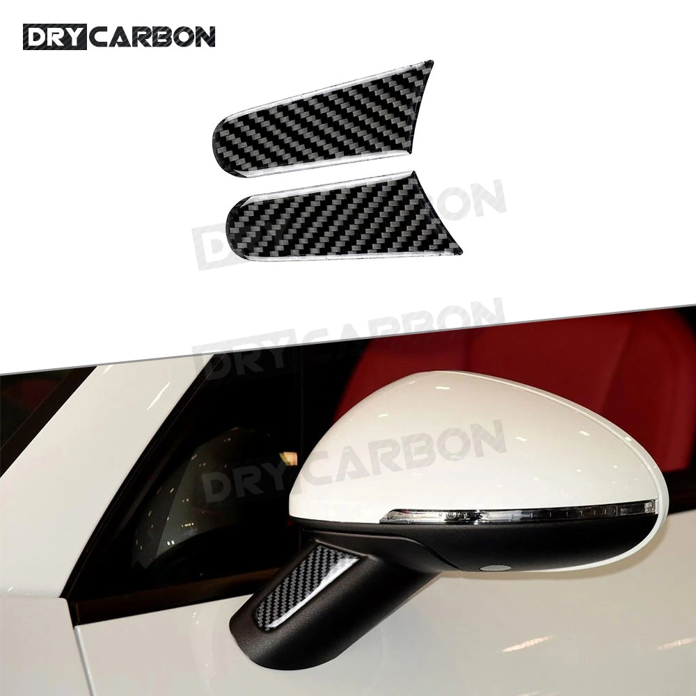 

For Porsche Macan 2015-2018 Carbon Fiber Side Rearview Mirror Handle Trim Cover Car Accessories Body Kits