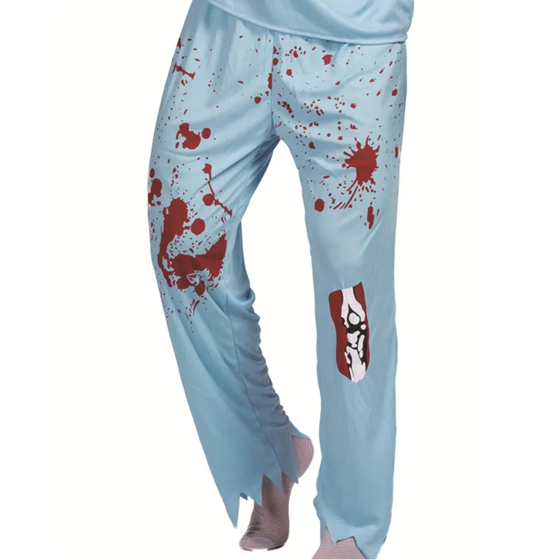 Nam Giới Trưởng Thành Kinh Dị Halloween Bác Sĩ Trang Phục Đẫm Máu Đáng Sợ Cosplay Zombie Vai Trò Chơi Carnival Purim Diễu Hành Hộp Đêm Thanh Đầm Dự Tiệc