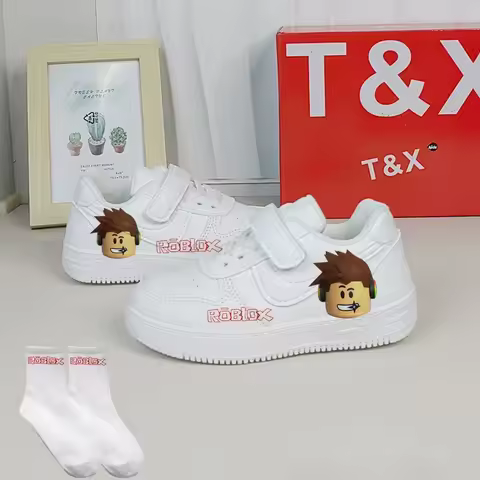 Anime Game Roblox Casual Sports Shoes Cartoon Print Peripheral Students Girl Boy Fashion Running Shoes Birthday Gifts